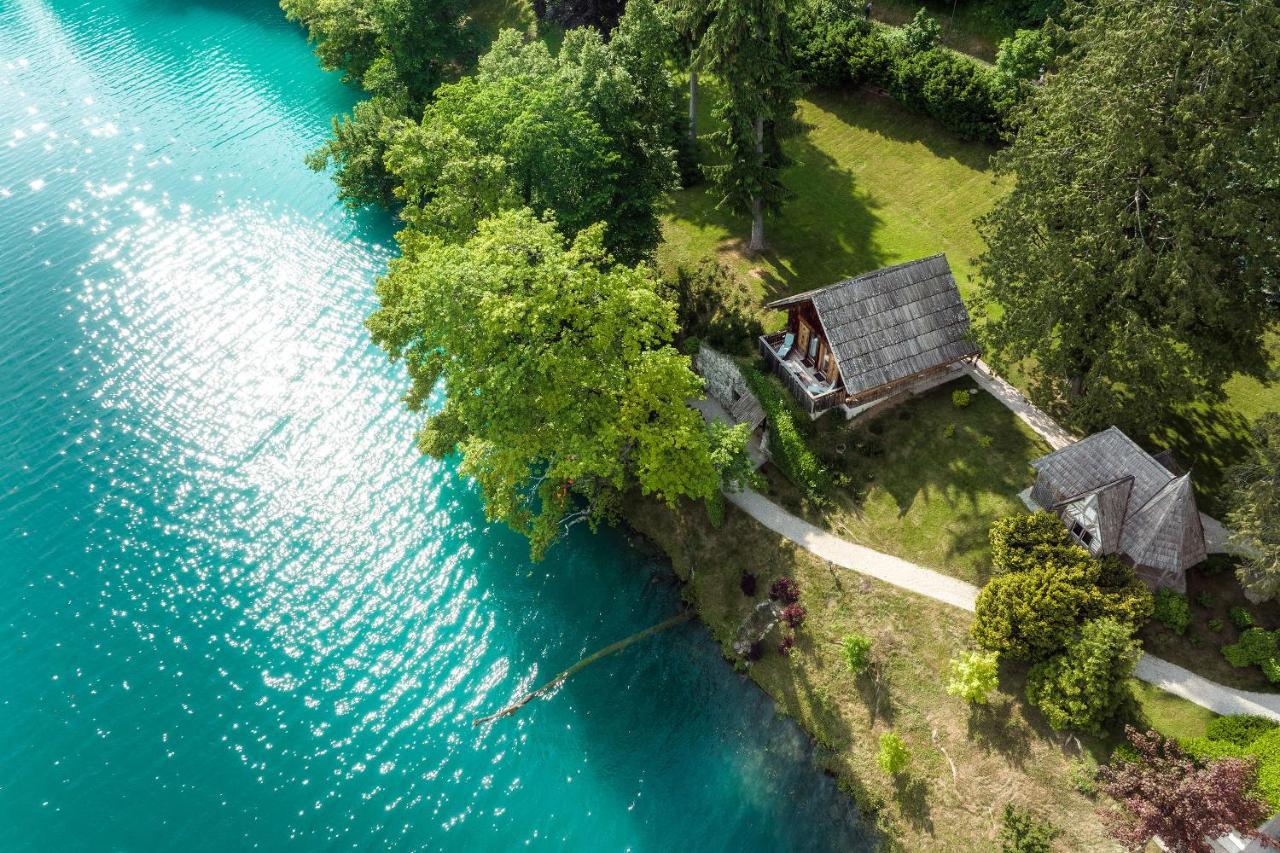 Private Beach House On Lake Блед Экстерьер фото